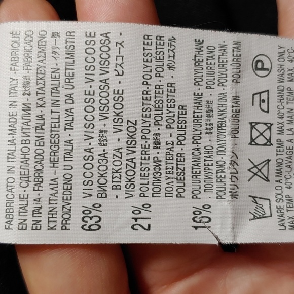 RINASCIMENTO Black and gray stripe one button blazer jacket - Picture 13 of 13